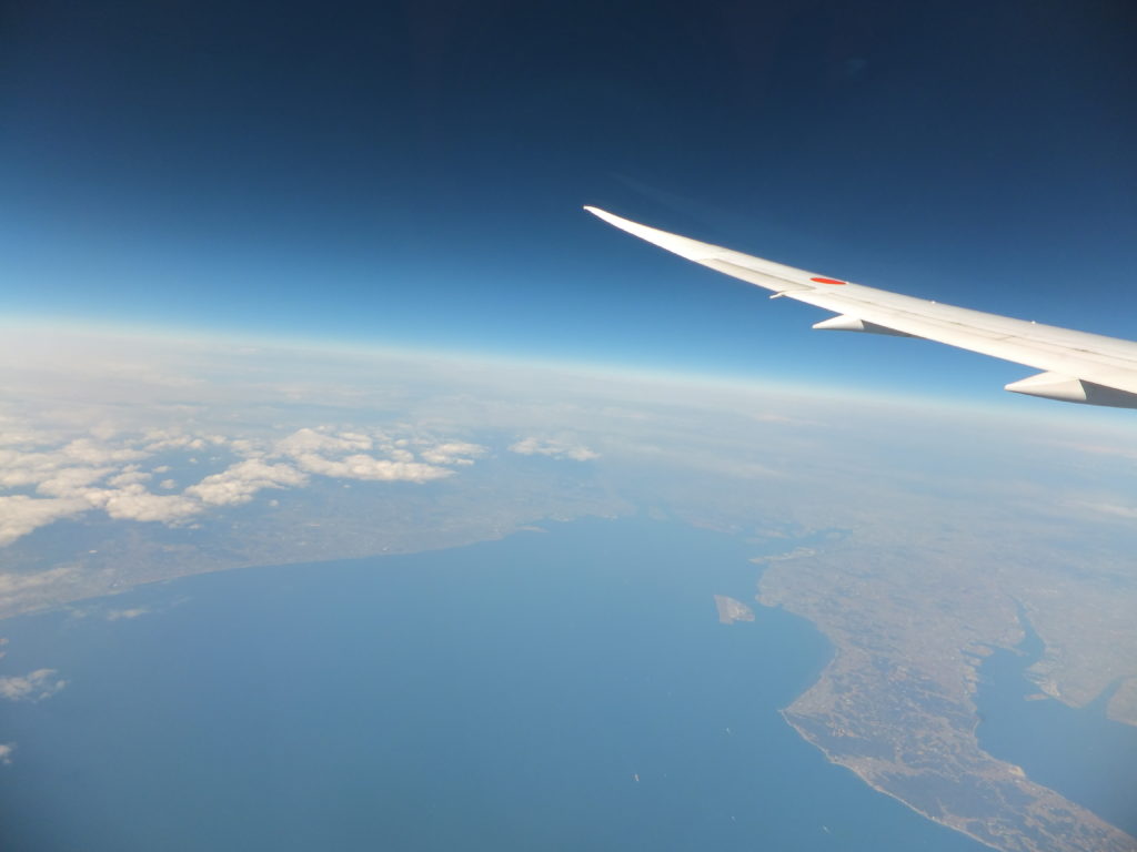 上空から見る伊勢湾