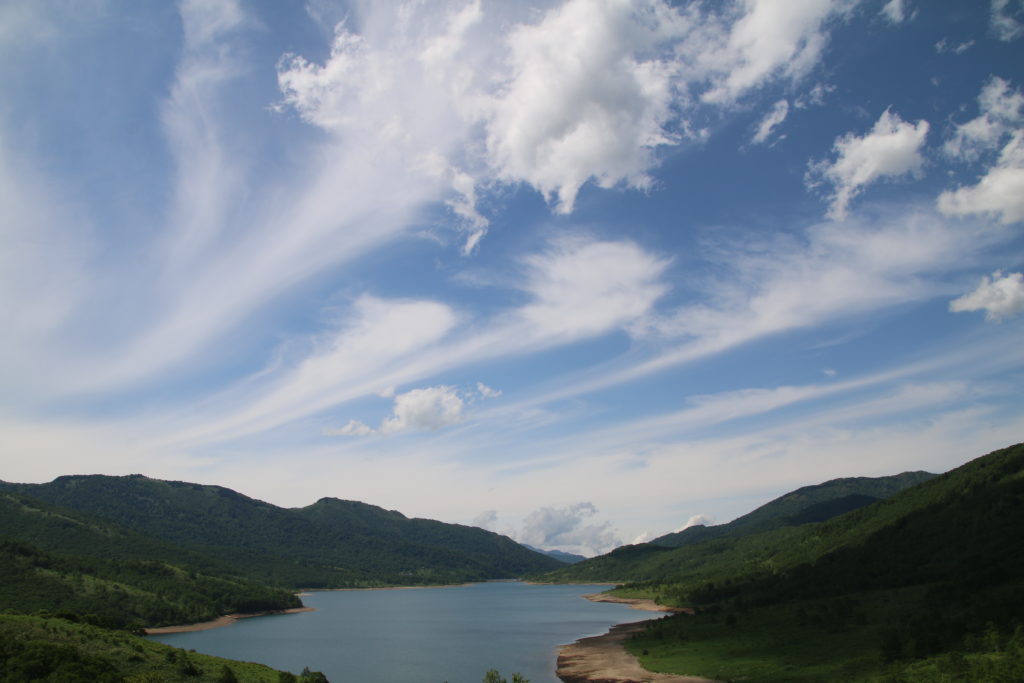 野反湖の風景（2023年7月）